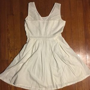 Lace and Cotten white American eagle dress